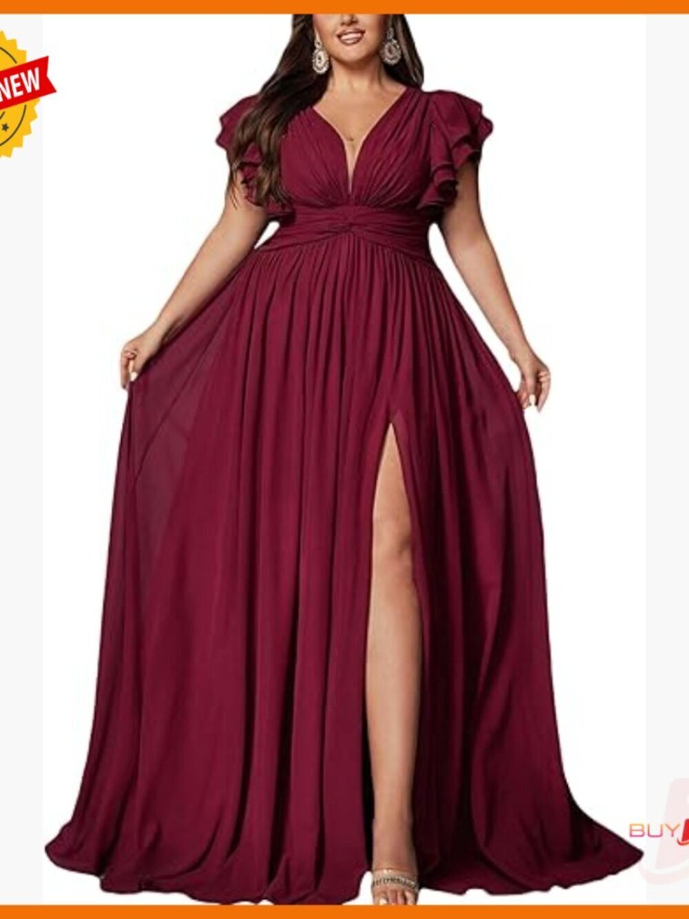Plus Size Maxi Dress Formal Wedding Guest Prom Evening Gown
